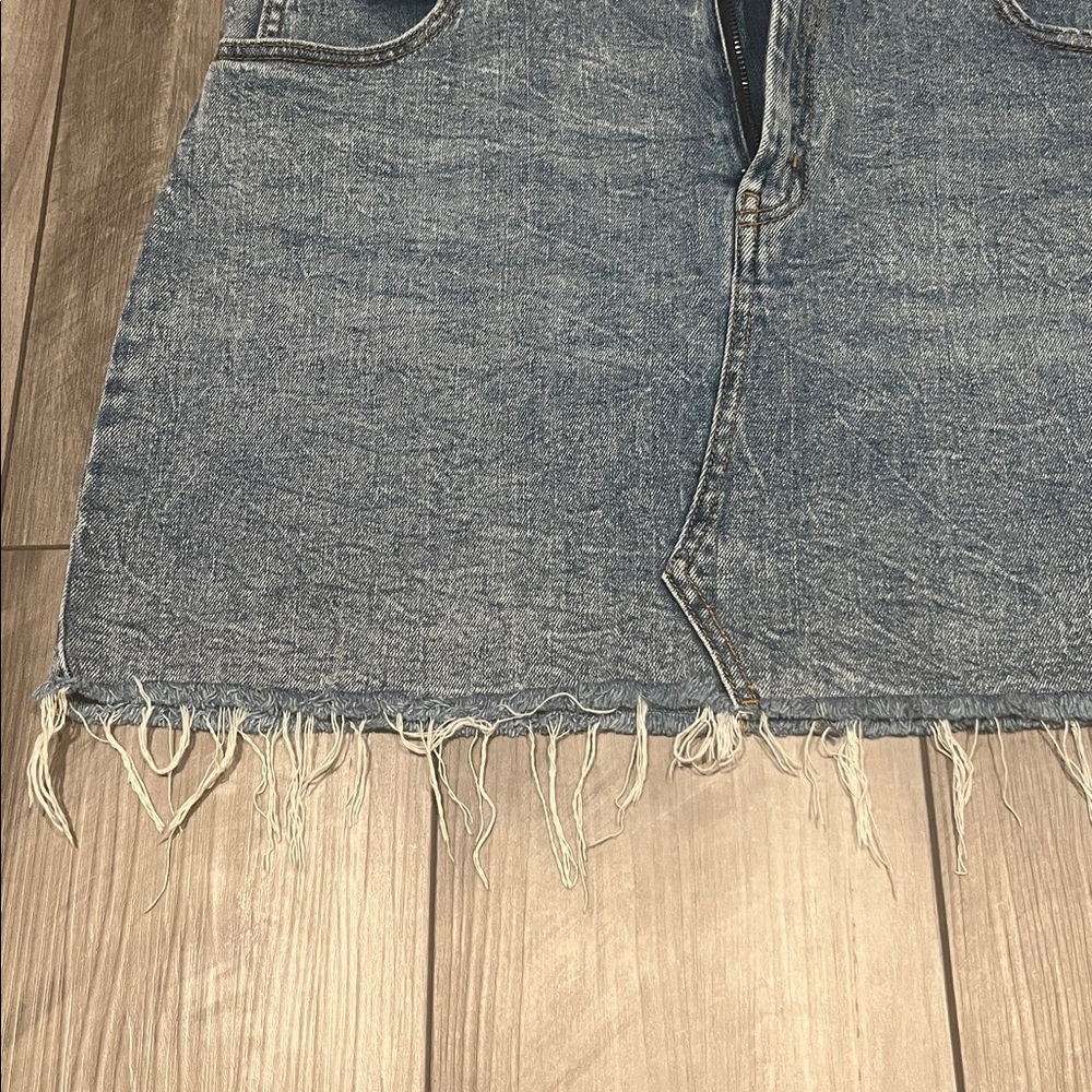 Wild Fable Denim Mini Skirt - Light Blue - Picture 5 of 7